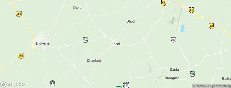 Losal, India Map