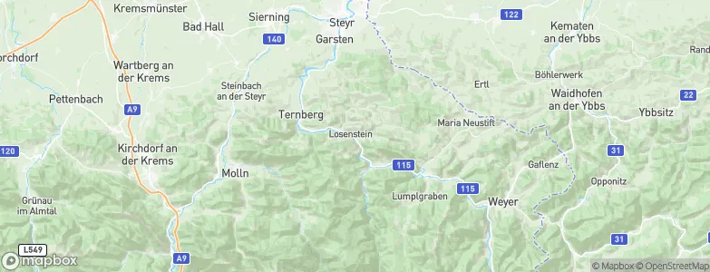 Losenstein, Austria Map