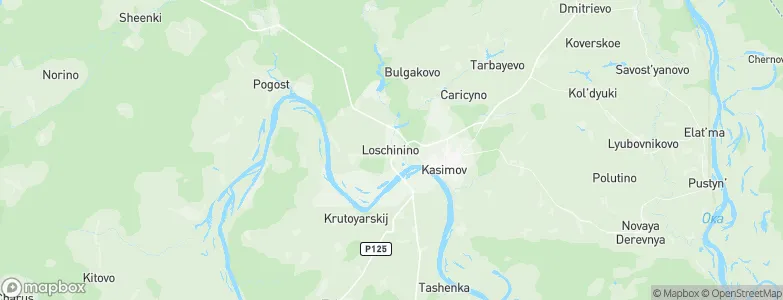 Loshchinino, Russia Map