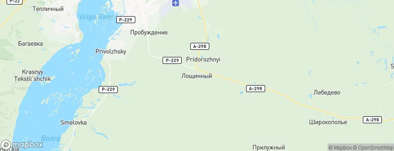 Loshchinnyy, Russia Map