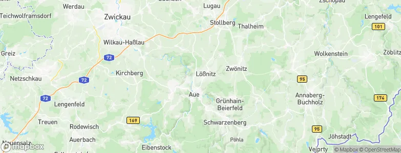 Lößnitz, Germany Map