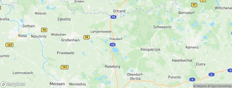 Lötzschen, Germany Map