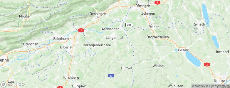 Lotzwil, Switzerland Map