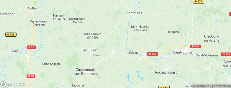 Loubert, France Map