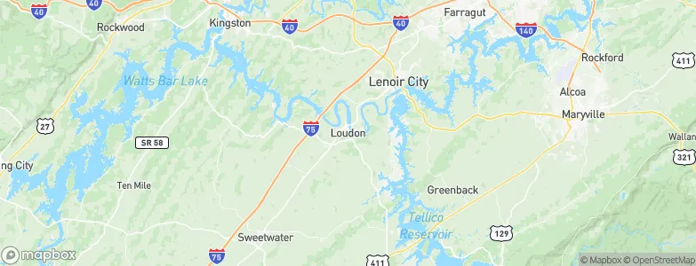 Loudon, United States Map