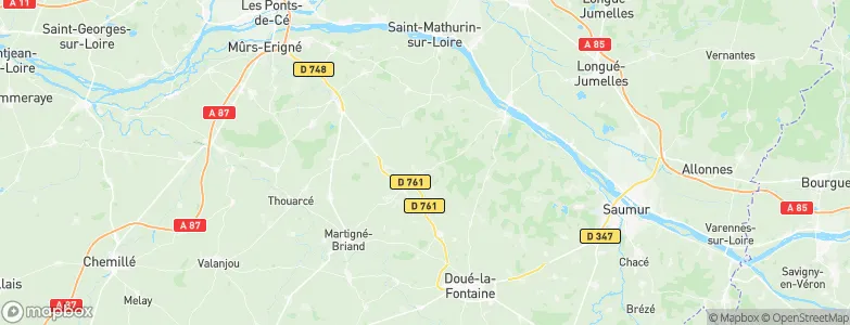 Louerre, France Map