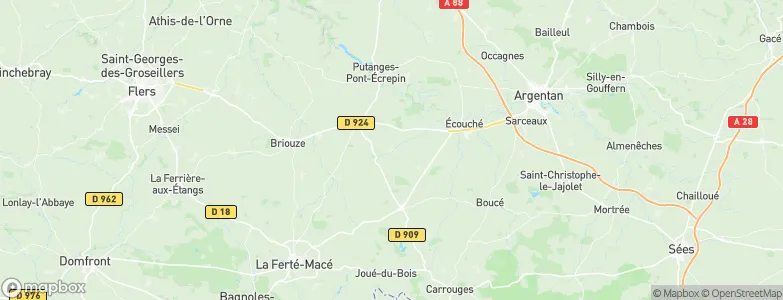 Lougé-sur-Maire, France Map