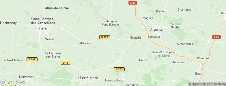 Lougé-sur-Maire, France Map