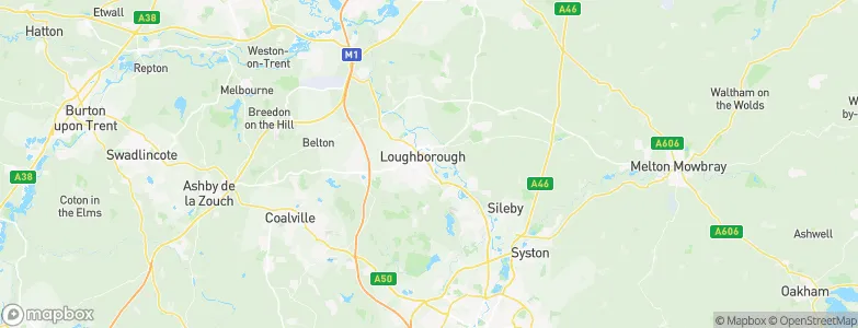 Loughborough, United Kingdom Map