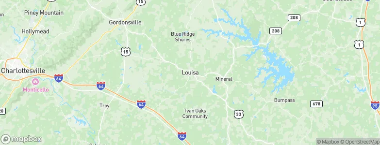 Louisa, United States Map