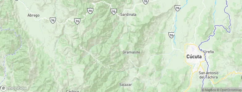 Lourdes, Colombia Map
