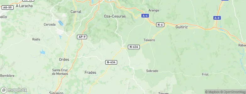 Lourdes, Spain Map
