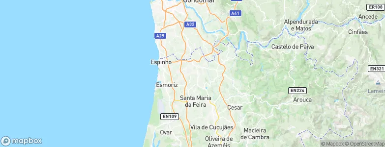 Lourosa, Portugal Map