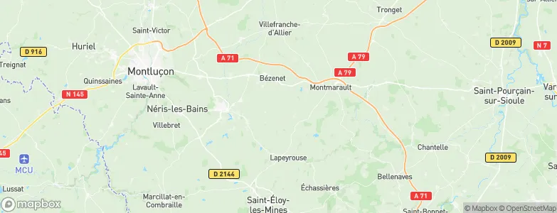 Louroux-de-Beaune, France Map