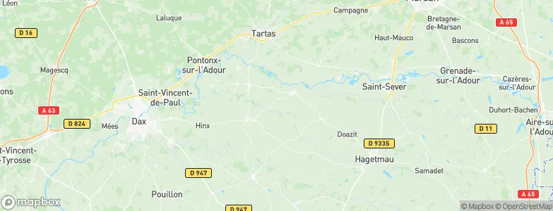 Lourquen, France Map