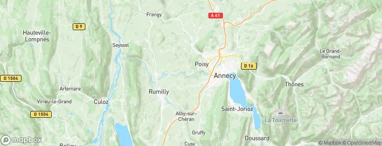 Lovagny, France Map