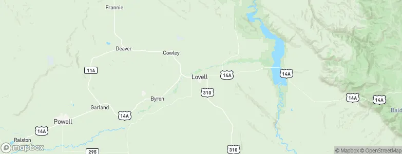 Lovell, United States Map