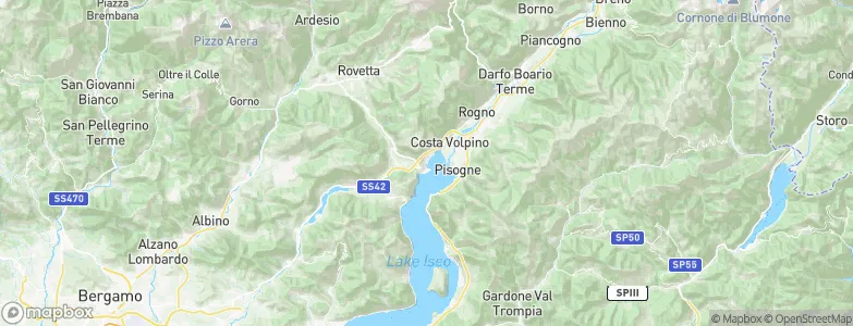 Lovere, Italy Map