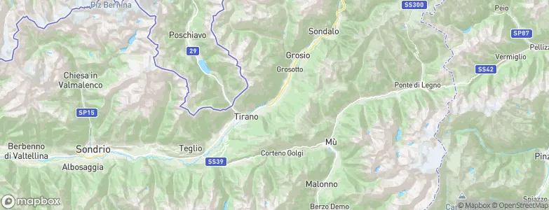 Lovero, Italy Map