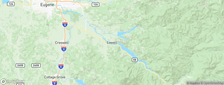 Lowell, United States Map
