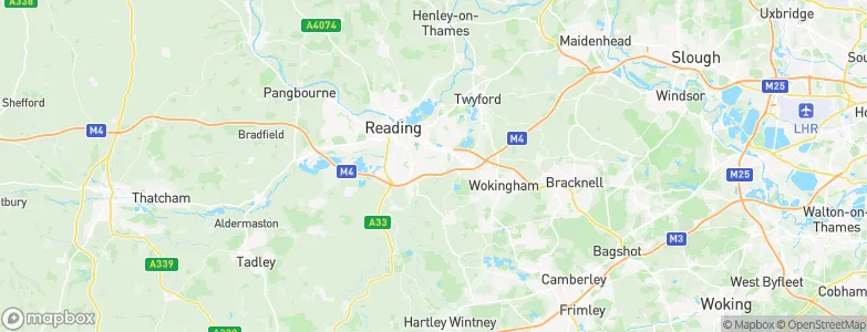 Lower Earley, United Kingdom Map