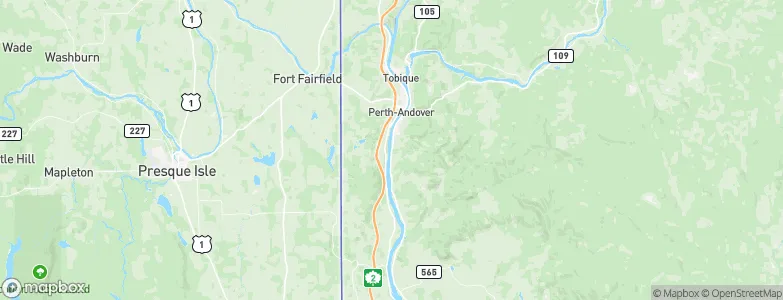 Lower Perth, Canada Map