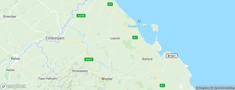 Lowick, United Kingdom Map