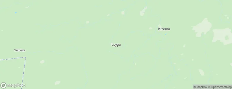 Loyga, Russia Map