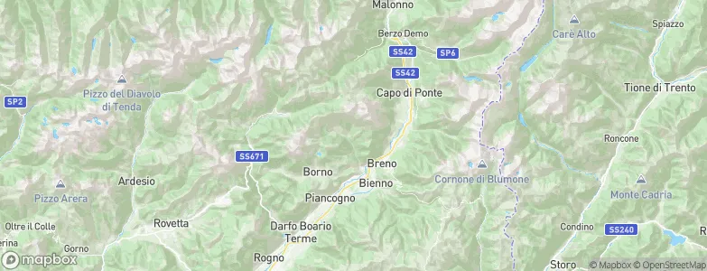 Lozio, Italy Map