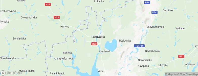 Lozuvatka, Ukraine Map