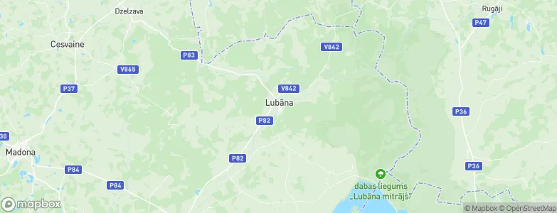Lubāna, Latvia Map