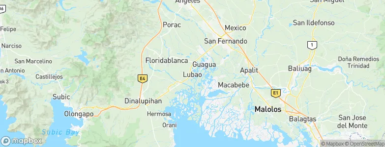 Lubao, Philippines Map