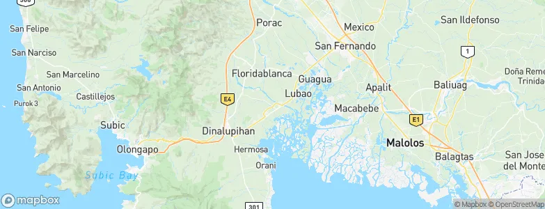 Lubao, Philippines Map