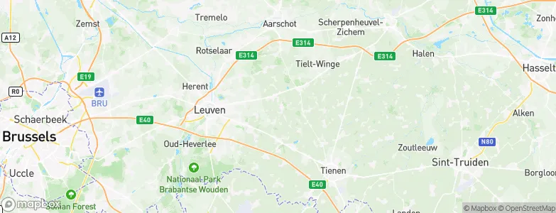 Lubbeek, Belgium Map
