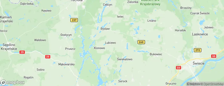 Lubiewo, Poland Map