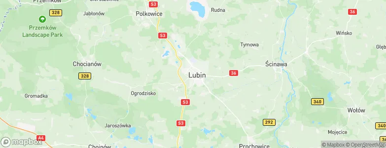 Lubin, Poland Map
