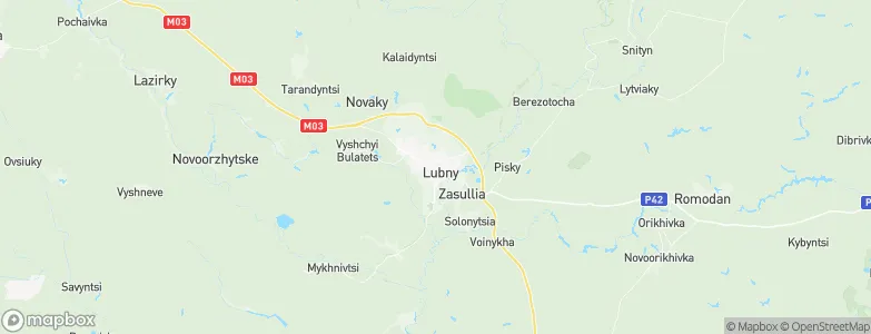 Lubny, Ukraine Map