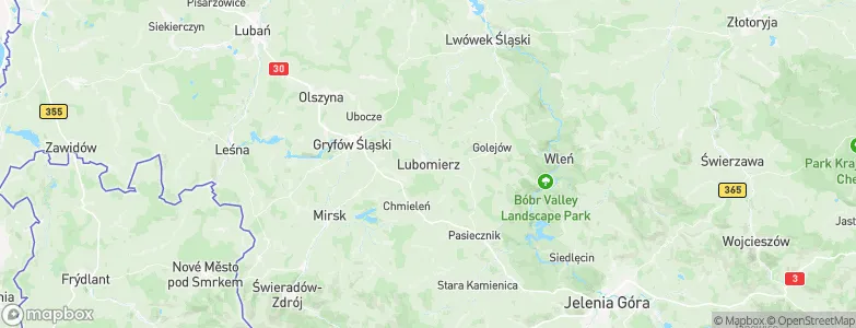 Lubomierz, Poland Map