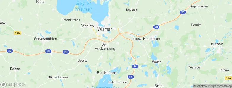 Lübow, Germany Map