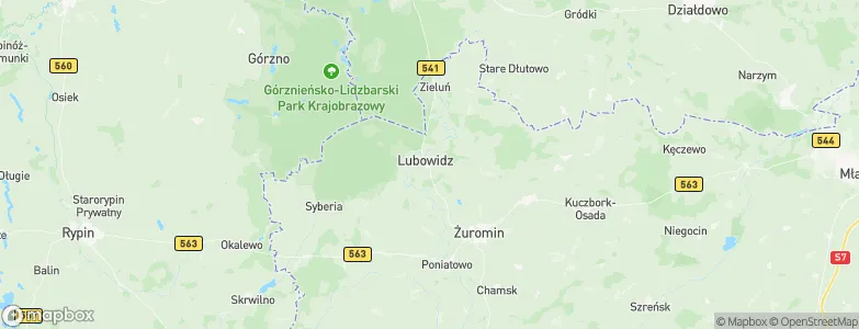 Lubowidz, Poland Map
