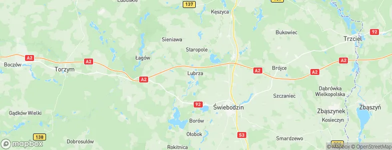 Lubrza, Poland Map