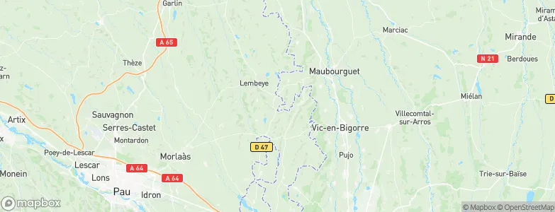 Luc-Armau, France Map