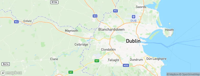 Lucan, Ireland Map