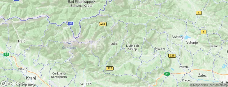 Luče, Slovenia Map