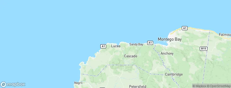 Lucea, Jamaica Map