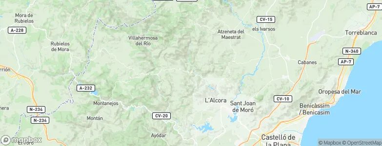 Lucena del Cid, Spain Map