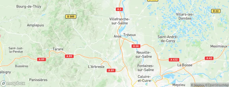 Lucenay, France Map