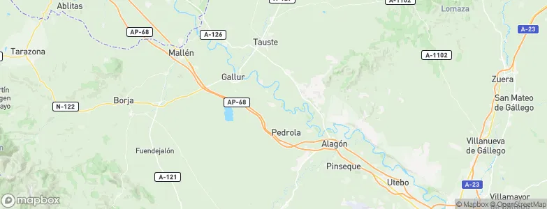 Luceni, Spain Map