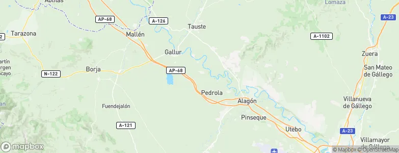 Luceni, Spain Map