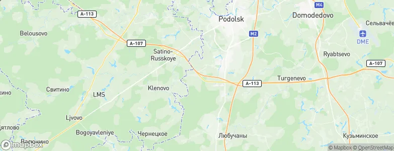 Luchinskoye, Russia Map